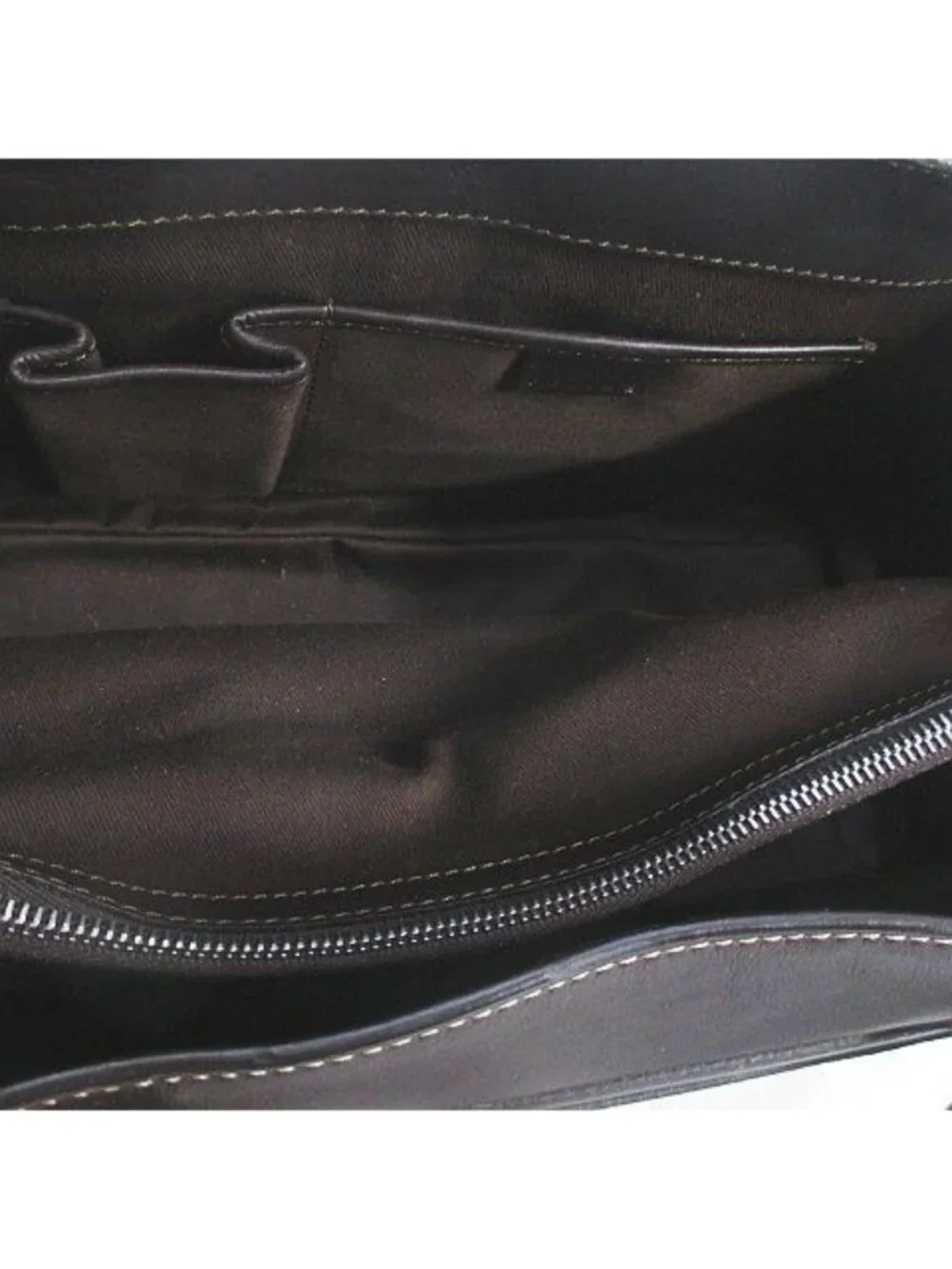 Celine Boogie Tote Brown Leather 46